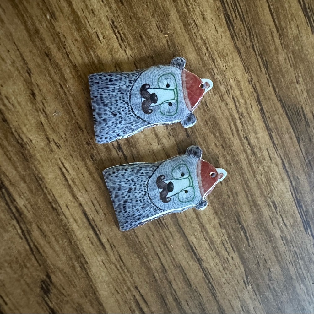Bear Or Man Earrings